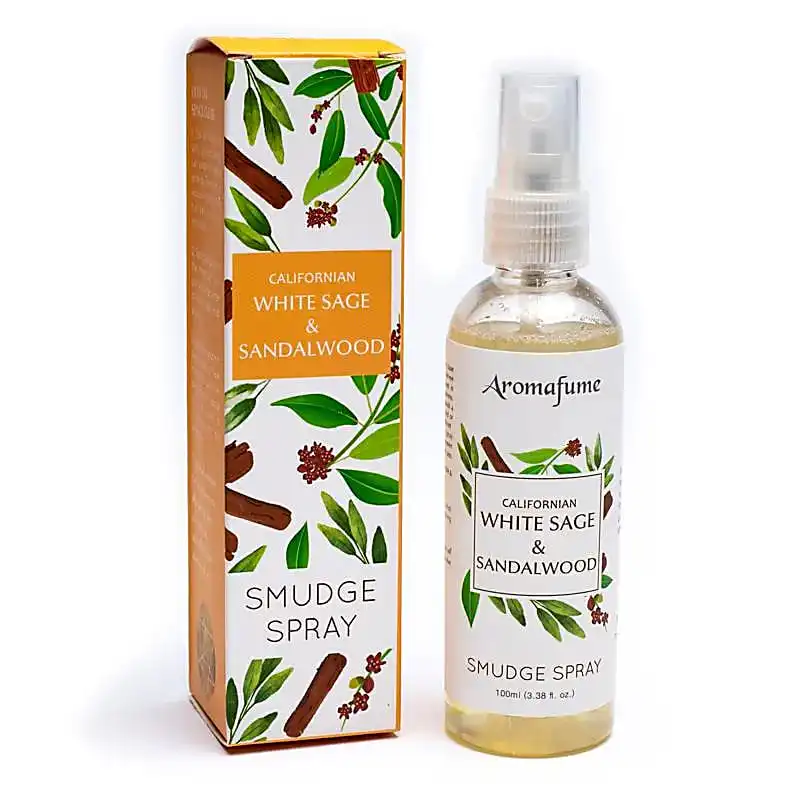 Smudgespray weißer Salbei & Sandelholz Aromafume Smudge Spray White Sage & Sandalwood - Image 1