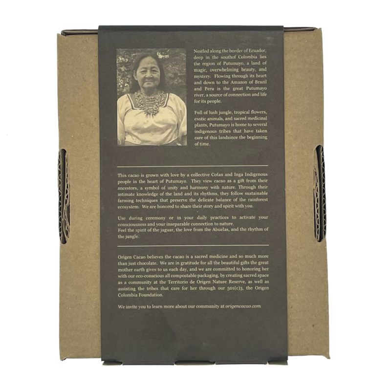 Zeremonieller Kakao aus Kolumbien - jaguar Cacao - Putumayo