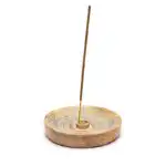 Räucherstäbchenhalter Mandala aus Mangoholz