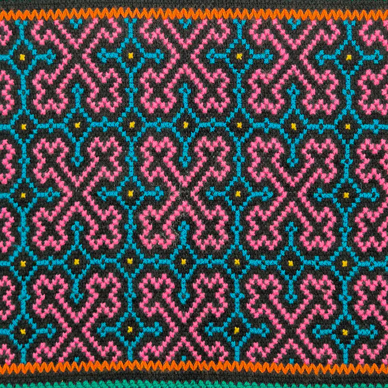 Shipibo Manta - Koros Kené - Protection