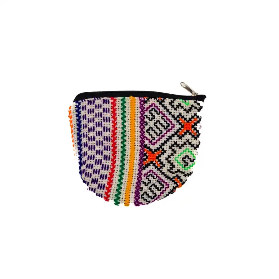 shipibo-pouch-S10-min Shipibo Pouch - small – stripe & diamond motif multicoloured - Image 1