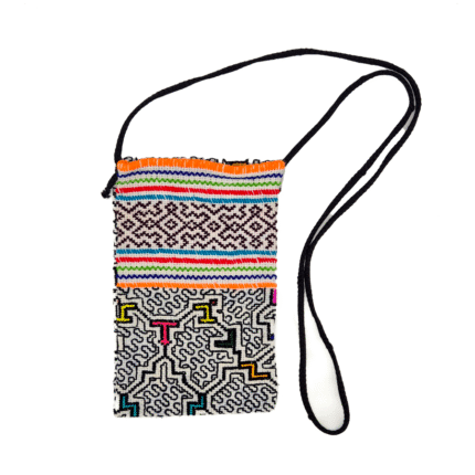 Shipibo Umhängetasche – Bero Icha Kené Muster